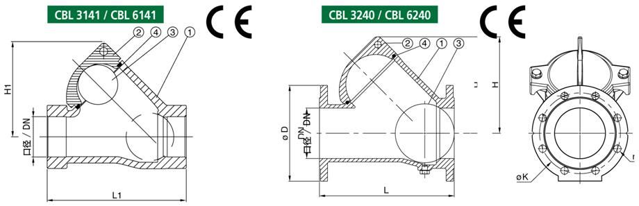 TECOFI球形止回閥 TECOFI球形止回閥