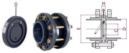 旋啟式止回閥塑料3 旋啟式止回閥塑料3