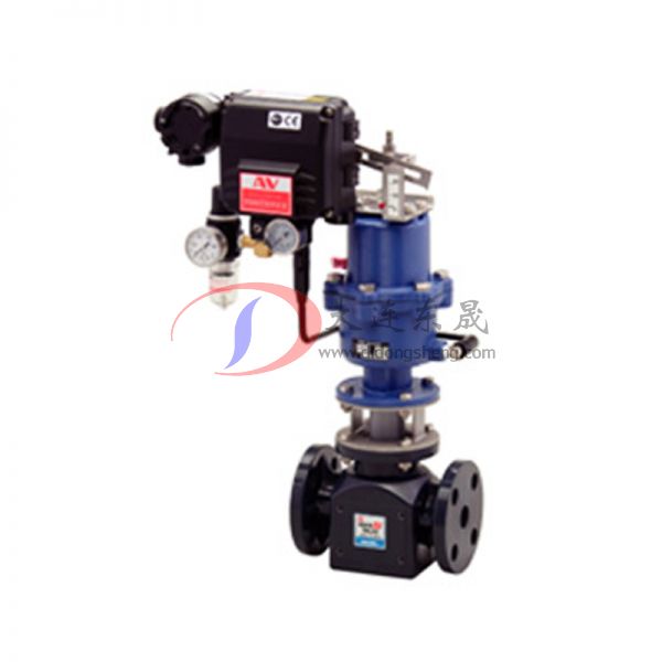 旭有機材控制閥氣動式AV型15mm，25mm